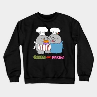 George and Martha Crewneck Sweatshirt